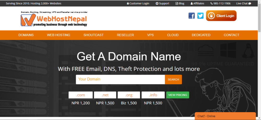 web host nepal