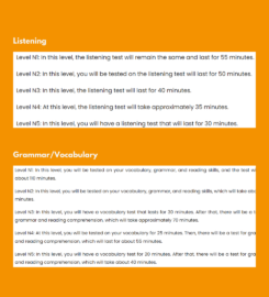 Japanese Language Test: JLPT