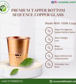 Original Pure Copper Products – Bottles, Glasses, Jugs, Bracelet in UK
