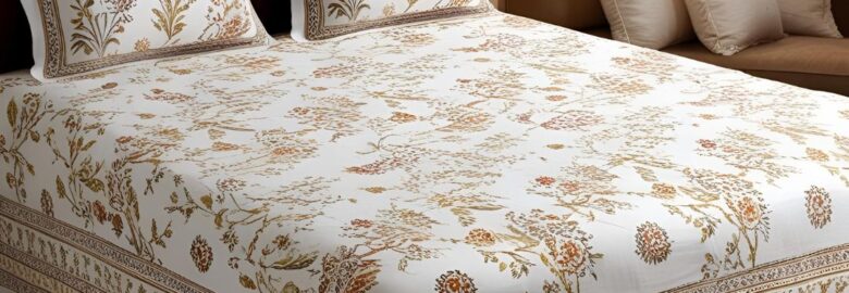 Cotton Double Bedsheet Exporter Manufacturer in India